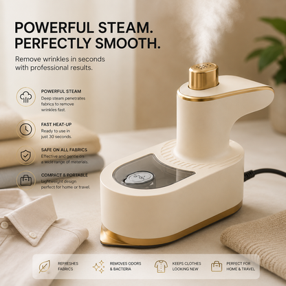 Handheld Garment Steamer and Iron